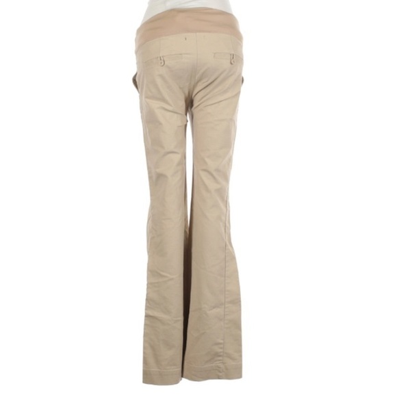 GAP maternity hip snug fit khaki pants Casual 6 regular women’s casual - Picture 2 of 4